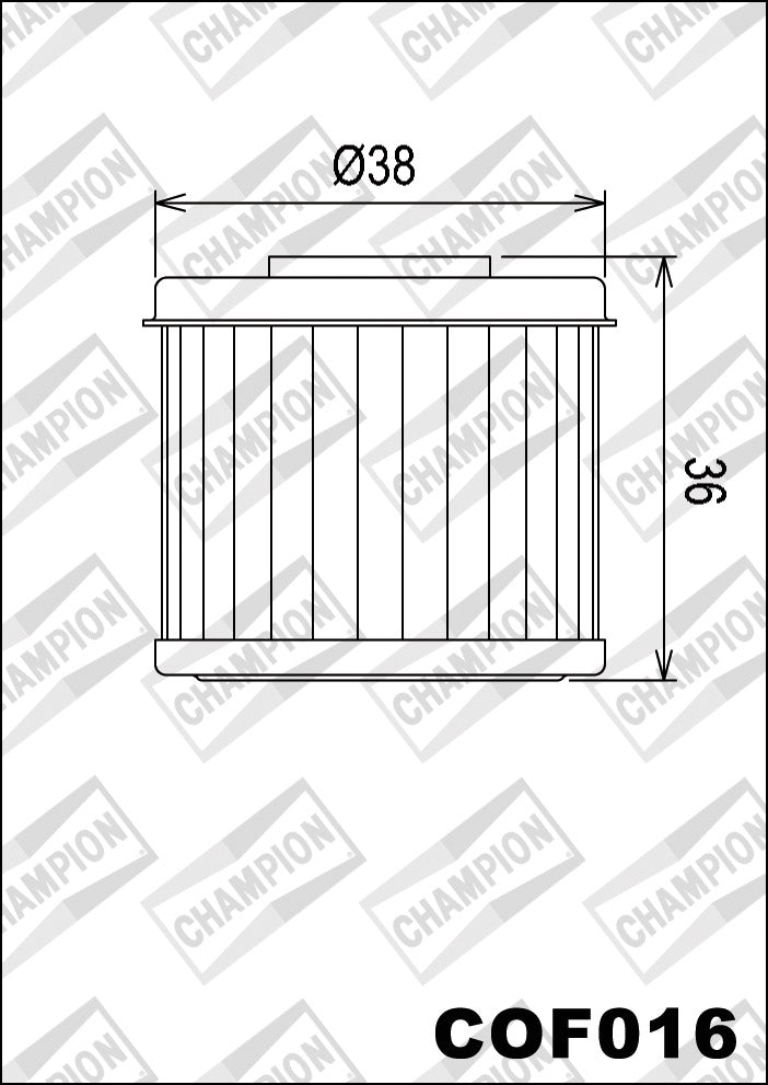 COF016 Oil Filter (replaces HF116)