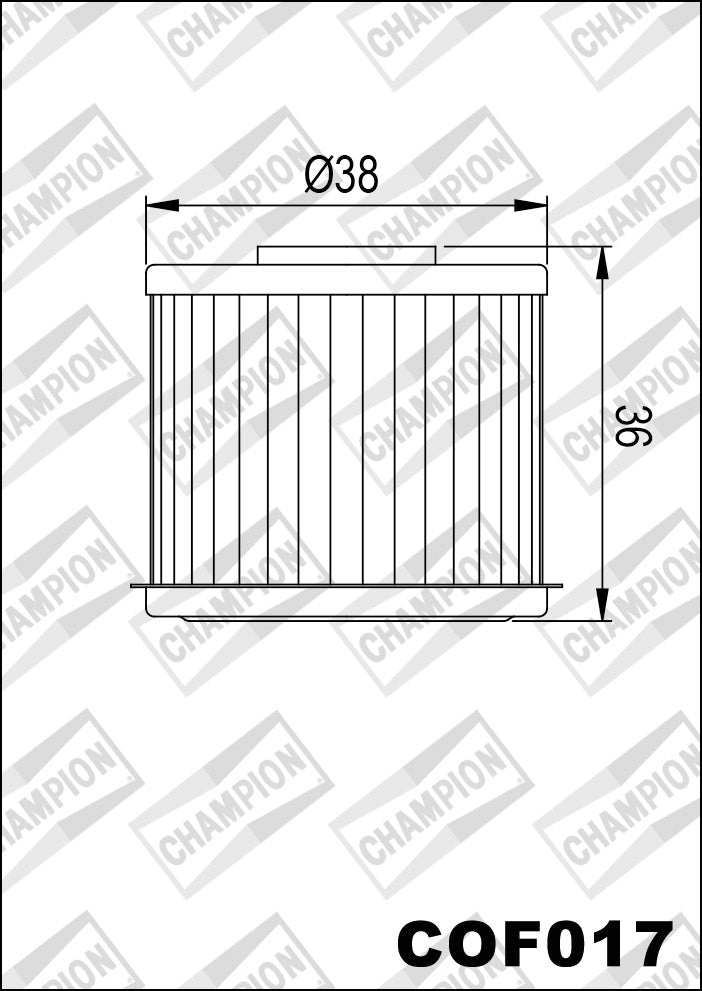 COF017 Oil Filter (replaces HF117)