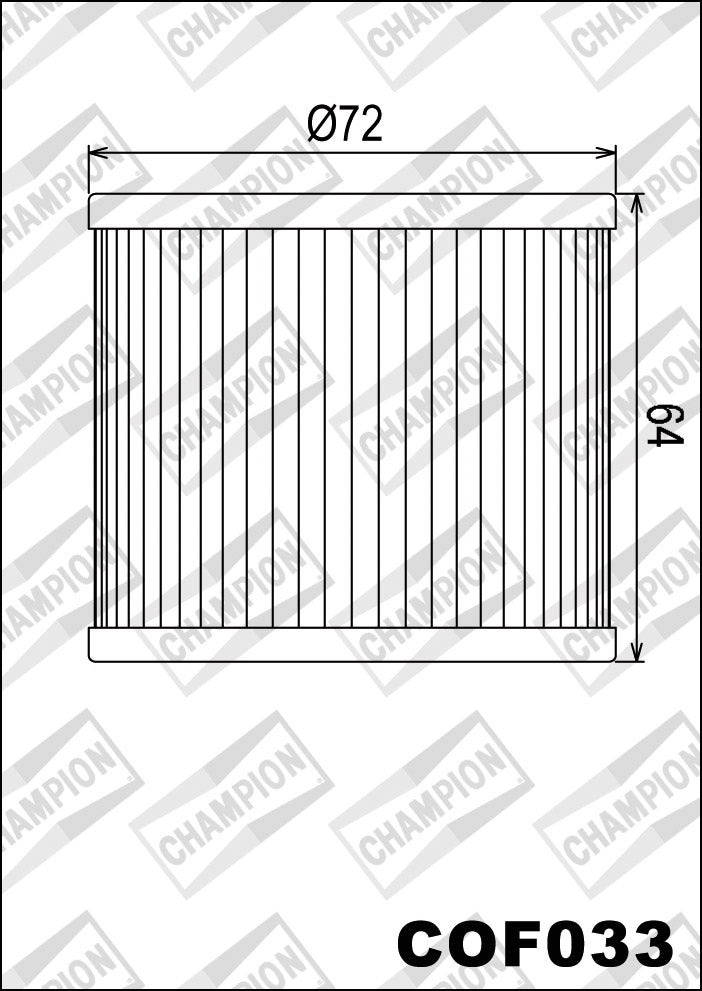 COF033 Oil Filter (replaces HF133)