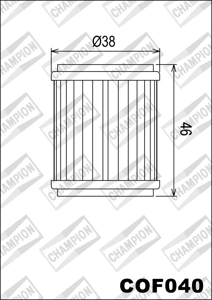 COF040 Oil Filter (replaces HF140)
