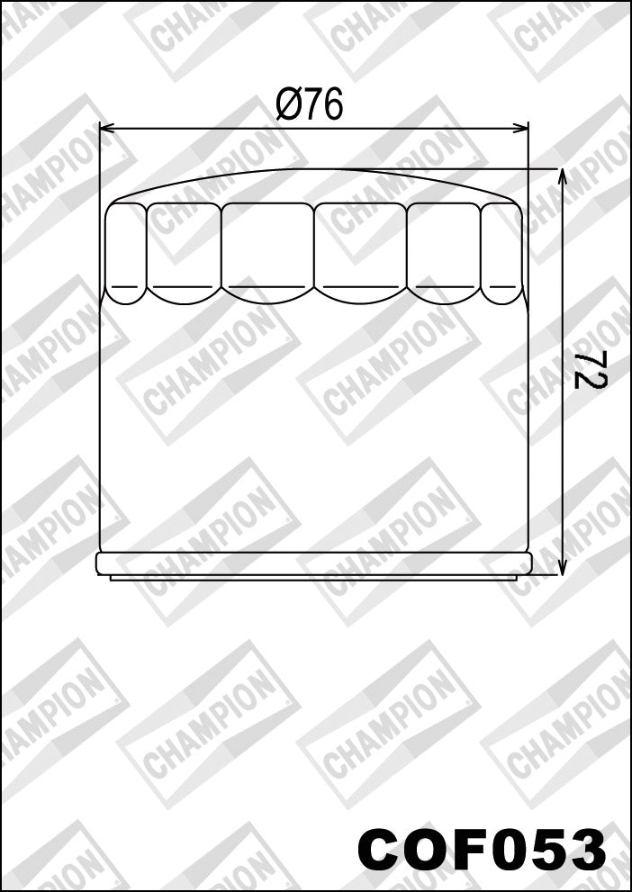 COF053 Oil Filter (replaces HF153)