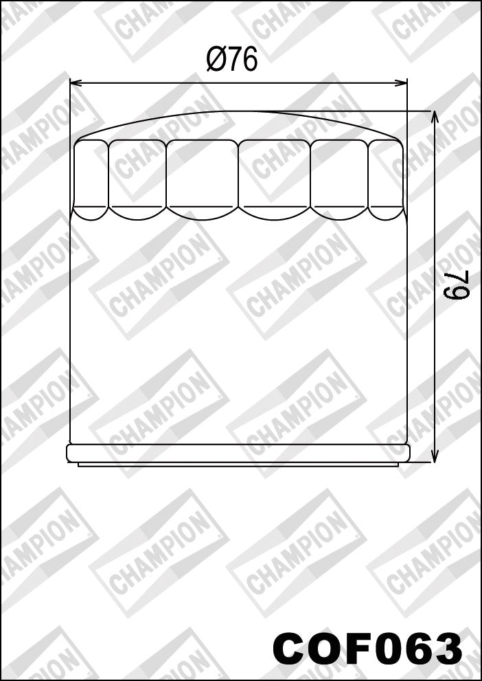 COF063 Oil Filter (replaces HF163)