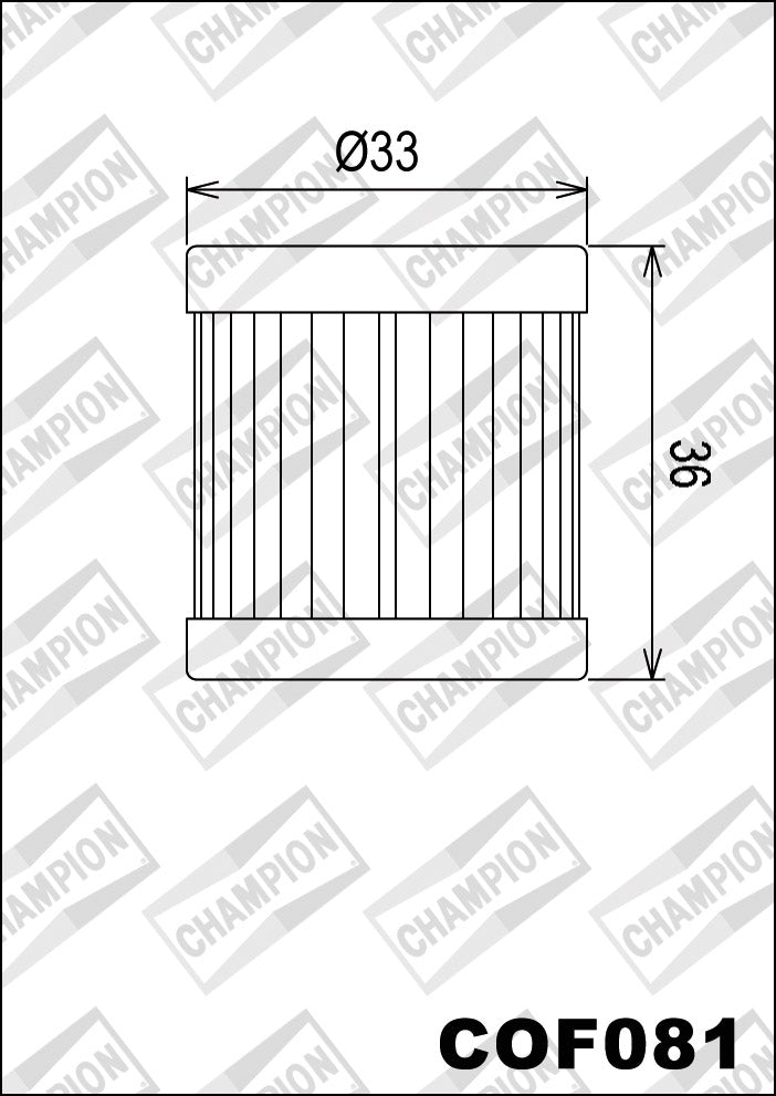 COF081 Oil Filter (replaces HF181)