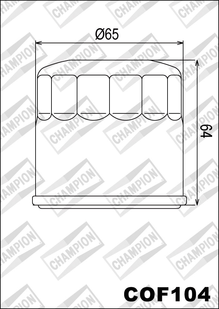 COF104 Oil Filter (replaces HF204)