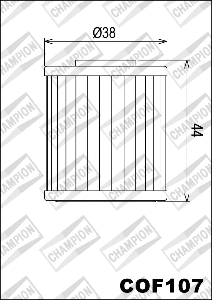COF107 Oil Filter (replaces HF207)