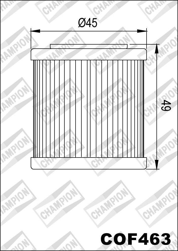 COF463 Oil Filter (replaces HF563)