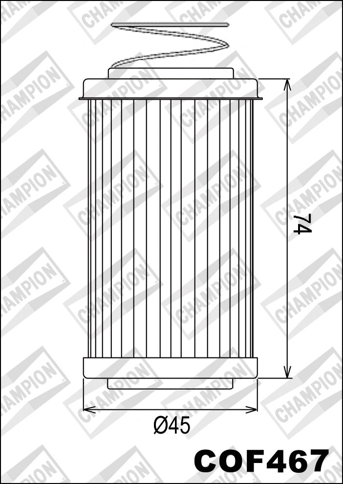 COF467 Oil Filter (replaces HF567)