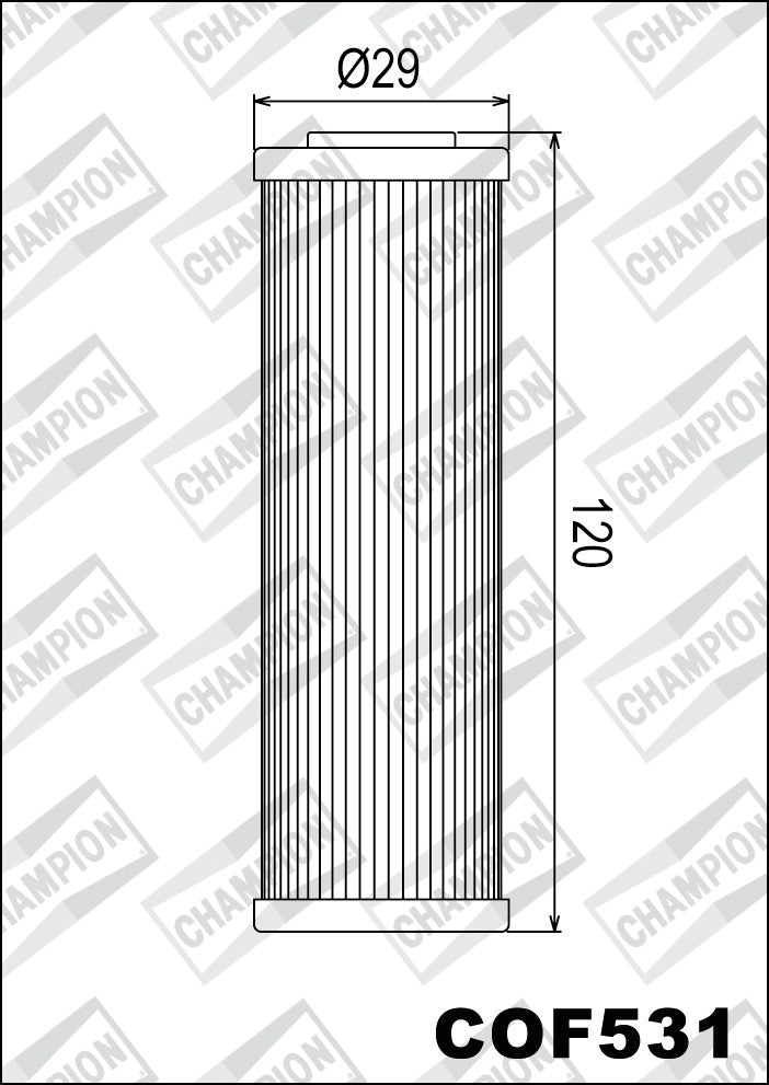 COF531 Oil Filter (replaces HF631)