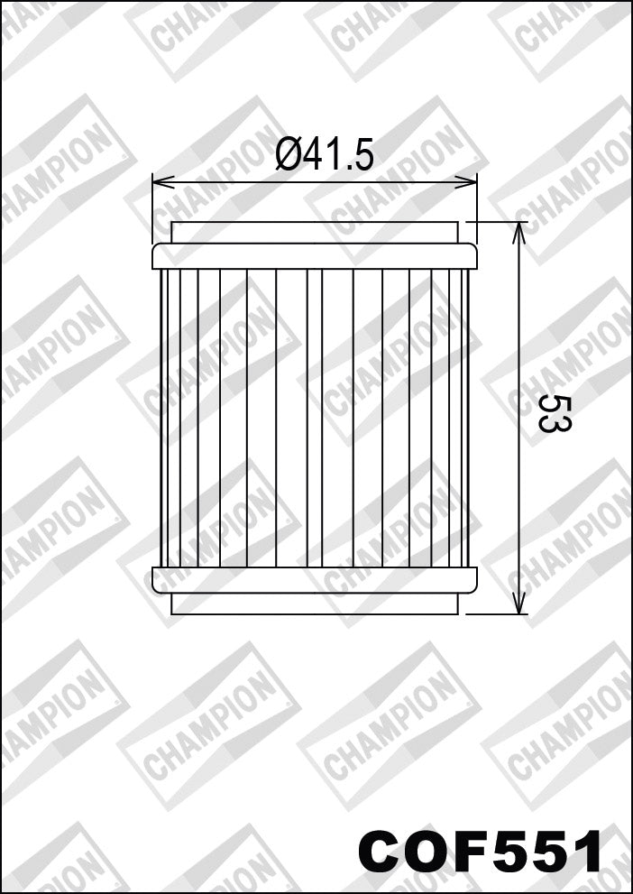COF551 Oil Filter (replaces HF651)
