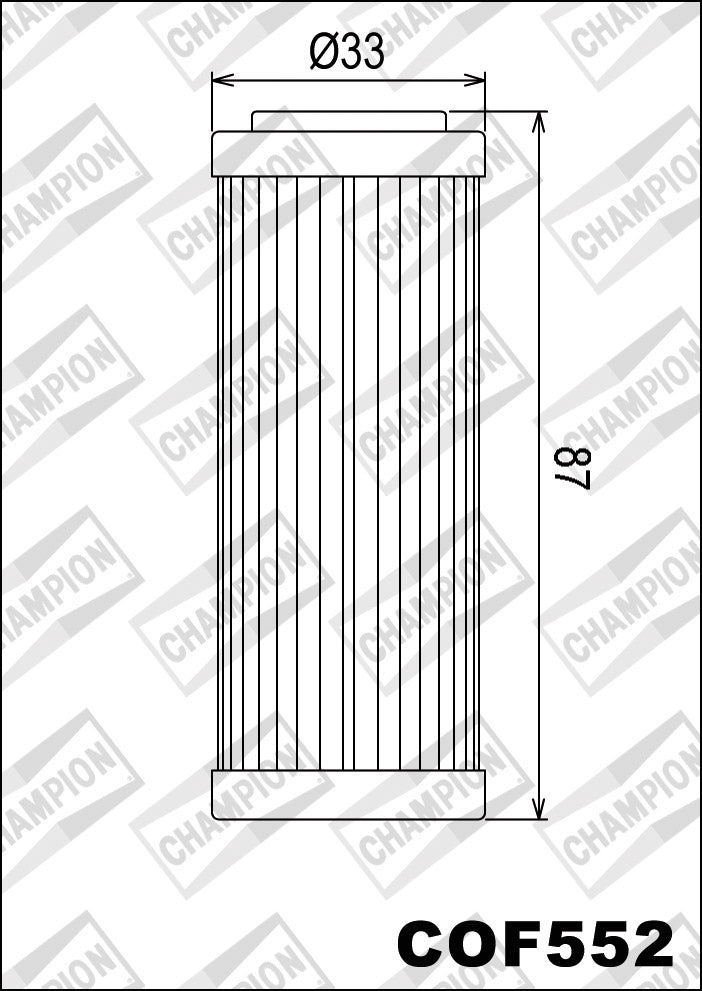 COF552 Oil Filter (replaces HF652)