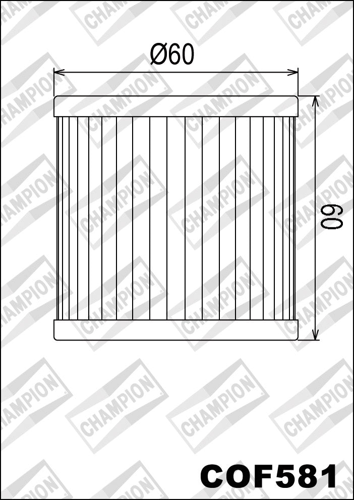 COF581 Oil Filter (replaces HF681)