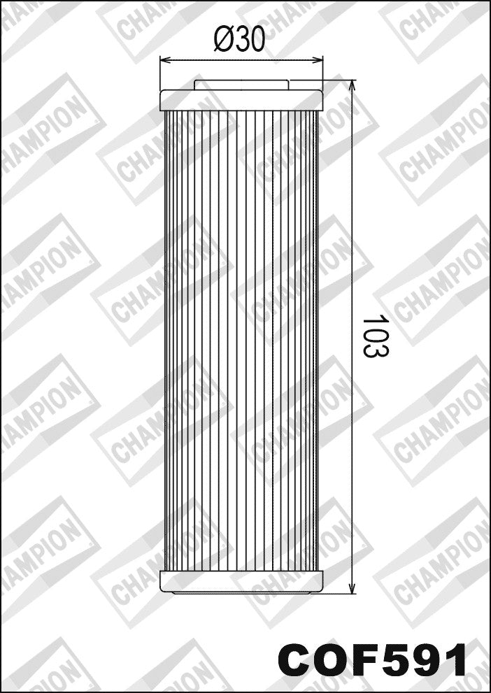 COF591 Oil Filter (replaces HF691)